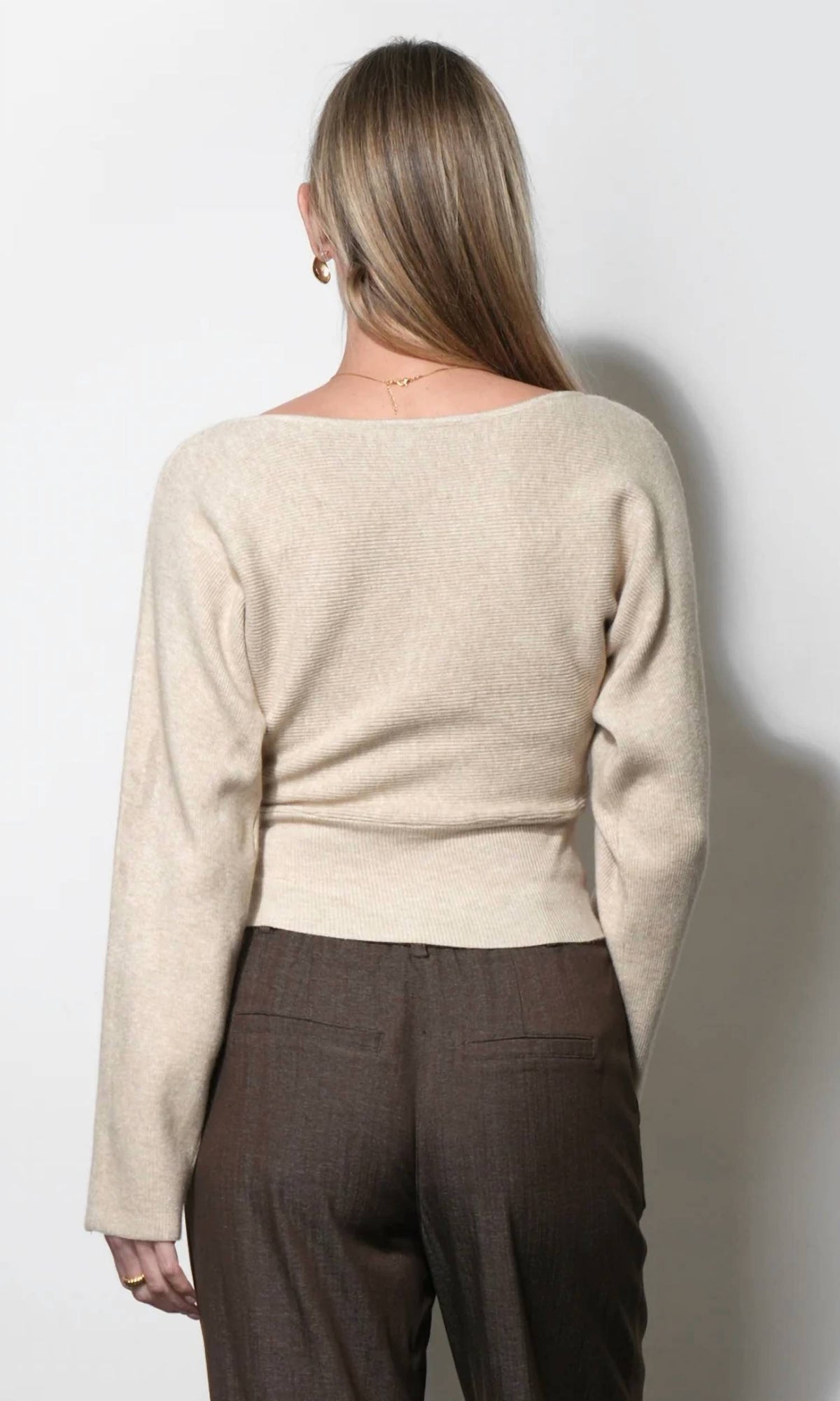 Greylin - Miller Side Cinched Dolman Sweater
