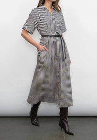 Greylin - Vanisa Stripe Midi Dress