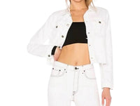 Grlfrnd - Cara Cropped Distressed Jacket