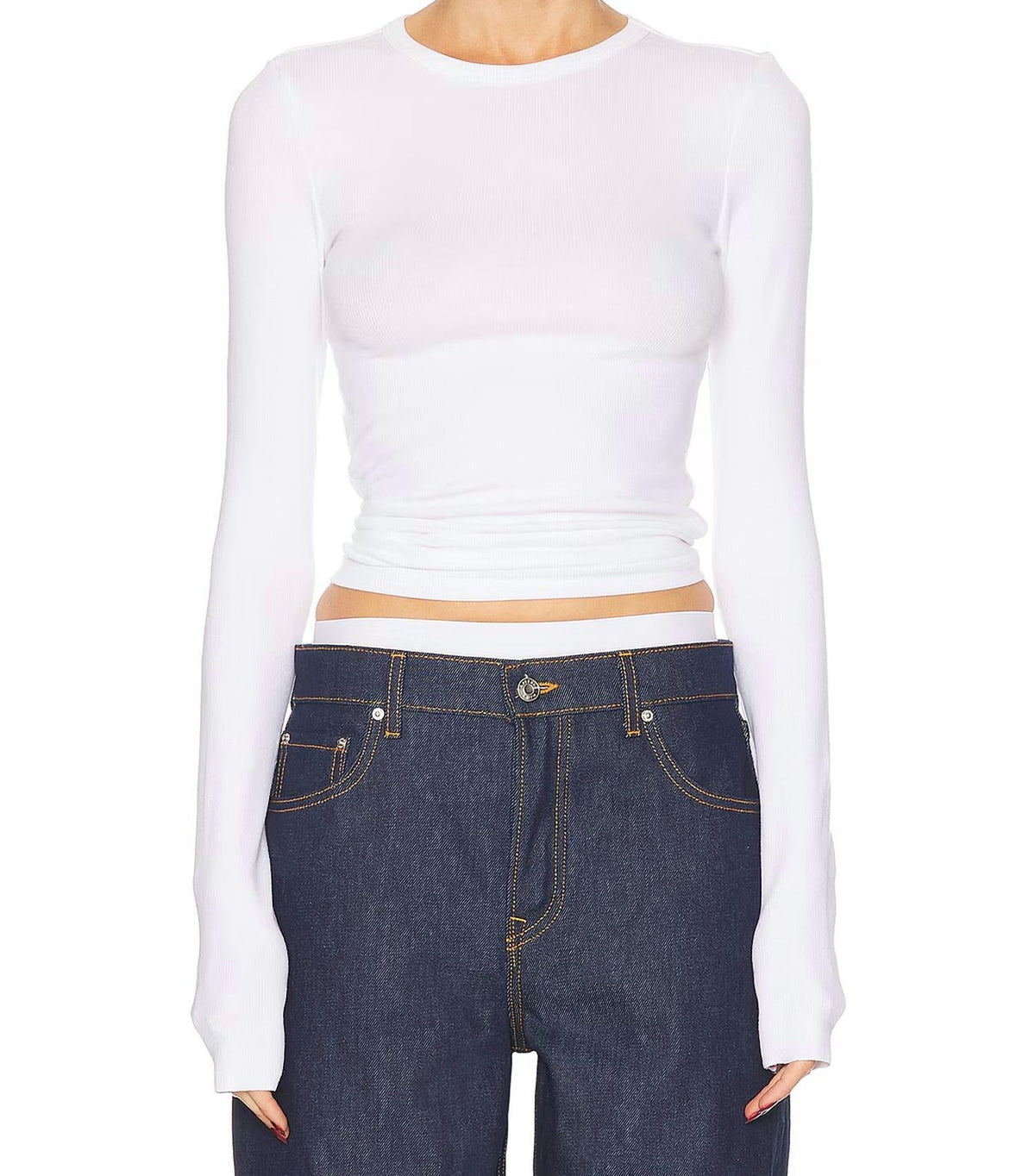 Grlfrnd - Crew Neck Extra Long Sleeve Tee