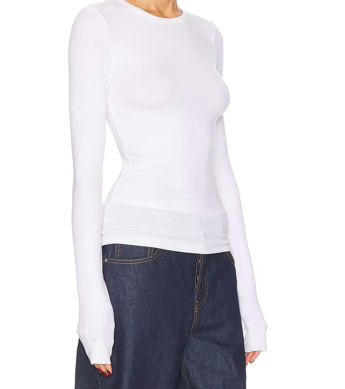 Grlfrnd - Crew Neck Extra Long Sleeve Tee