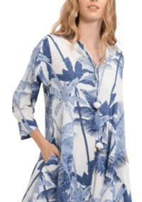 Guadalupe Design - V-neck Tunic Leaf