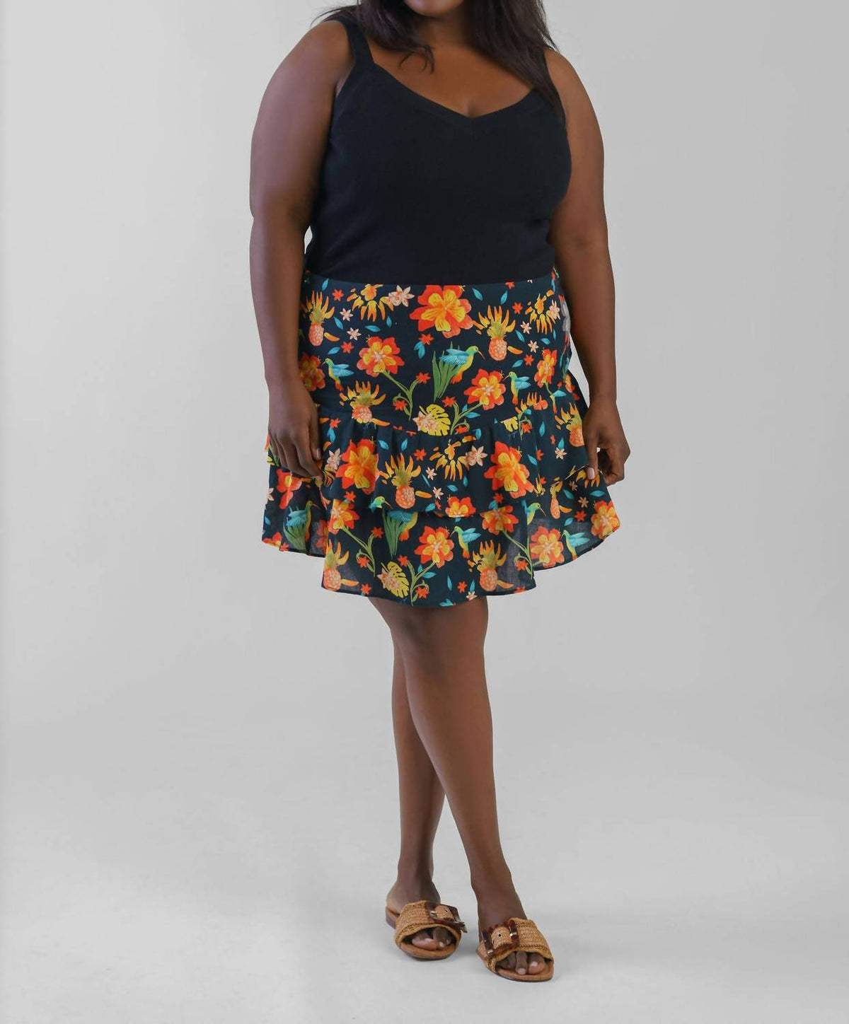 Guapa - Sitara Ruffled Skirt - Plus