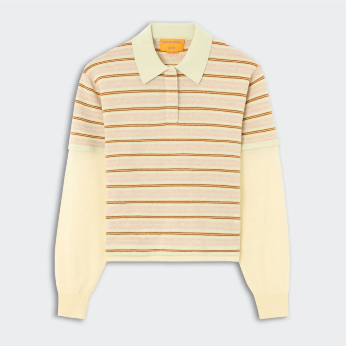 Guest In Residence - Layered Stripe Rugby Sweater