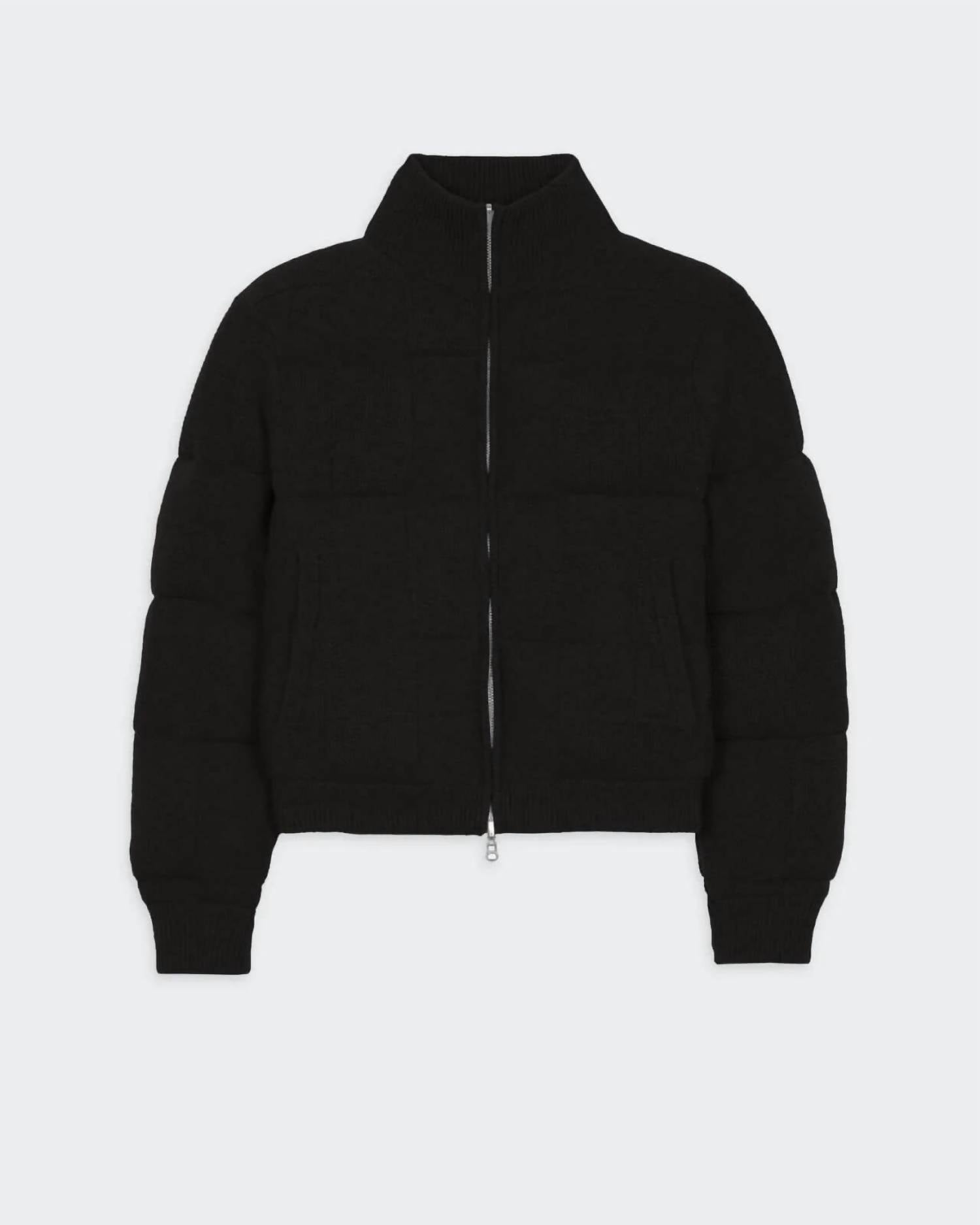Guest In Residence - Quilted Puffer Jacket - black - clothing - coats