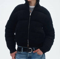 Guest In Residence - Quilted Puffer Jacket - black - clothing - coats