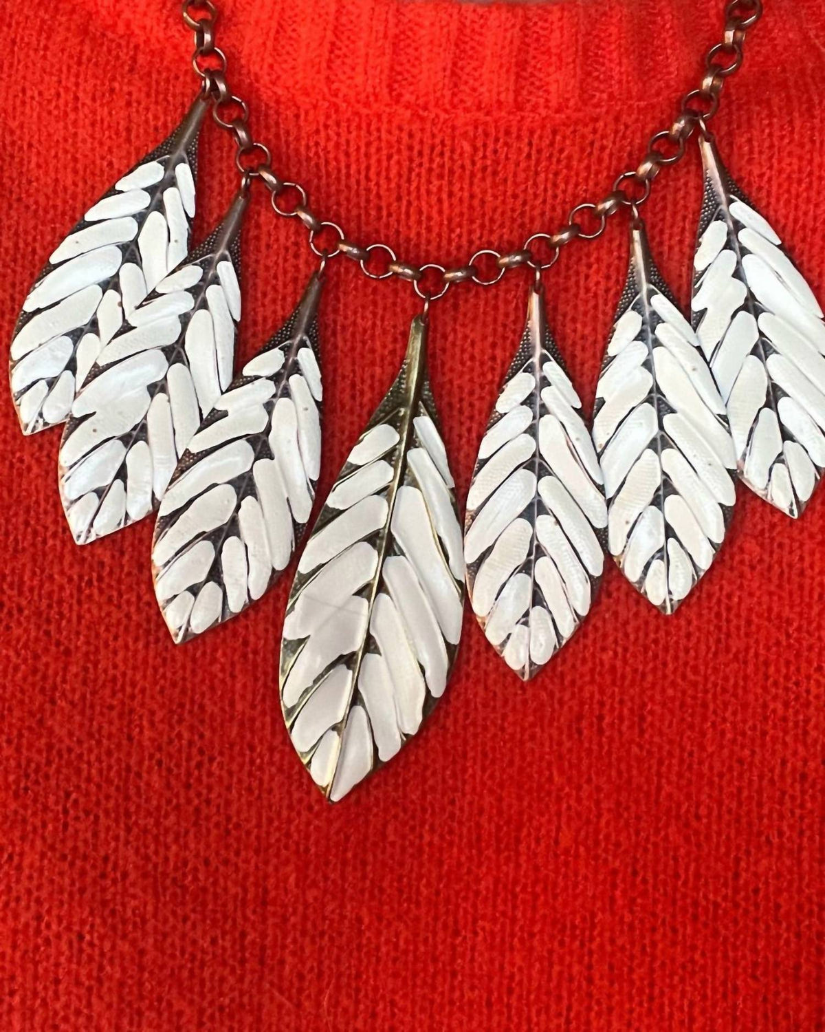 Gypsy Moon Designs - Leaf Statement Necklace