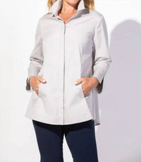 Habitat - 15019 - Hidden Placket Shirt - blouses - clothing - grey