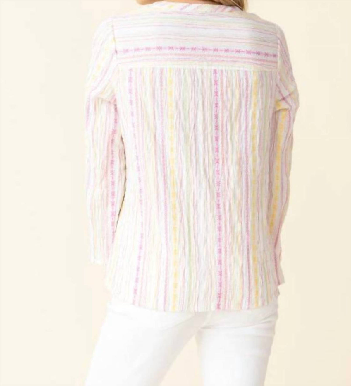 Habitat - Baja Weave Carmel Top