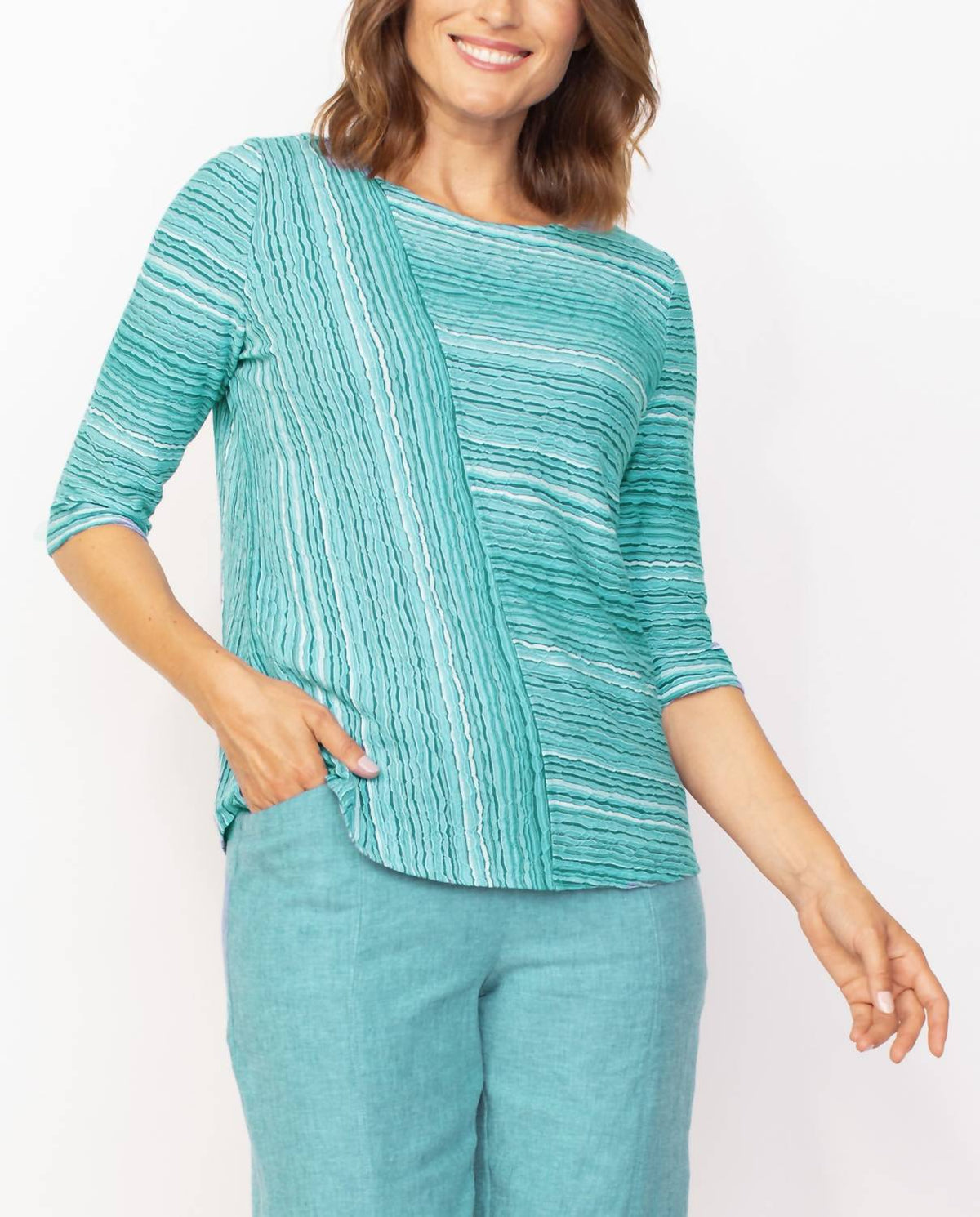 Habitat - Beach Waves Boatneck Tee