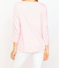 Habitat - Combed Cotton Ruched Tee