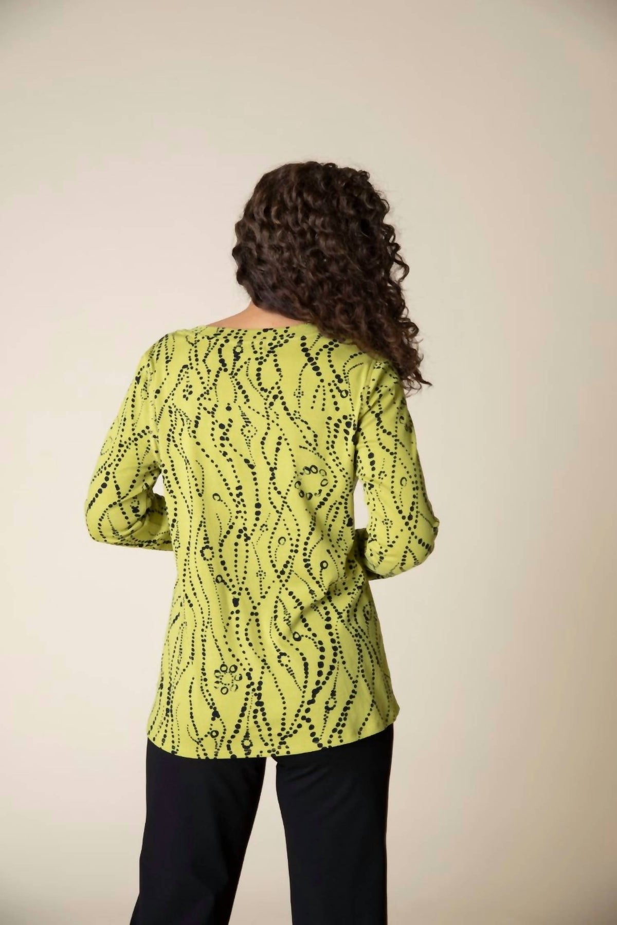 Habitat - Cozy Wavy Dots Long Sleeve Tunic