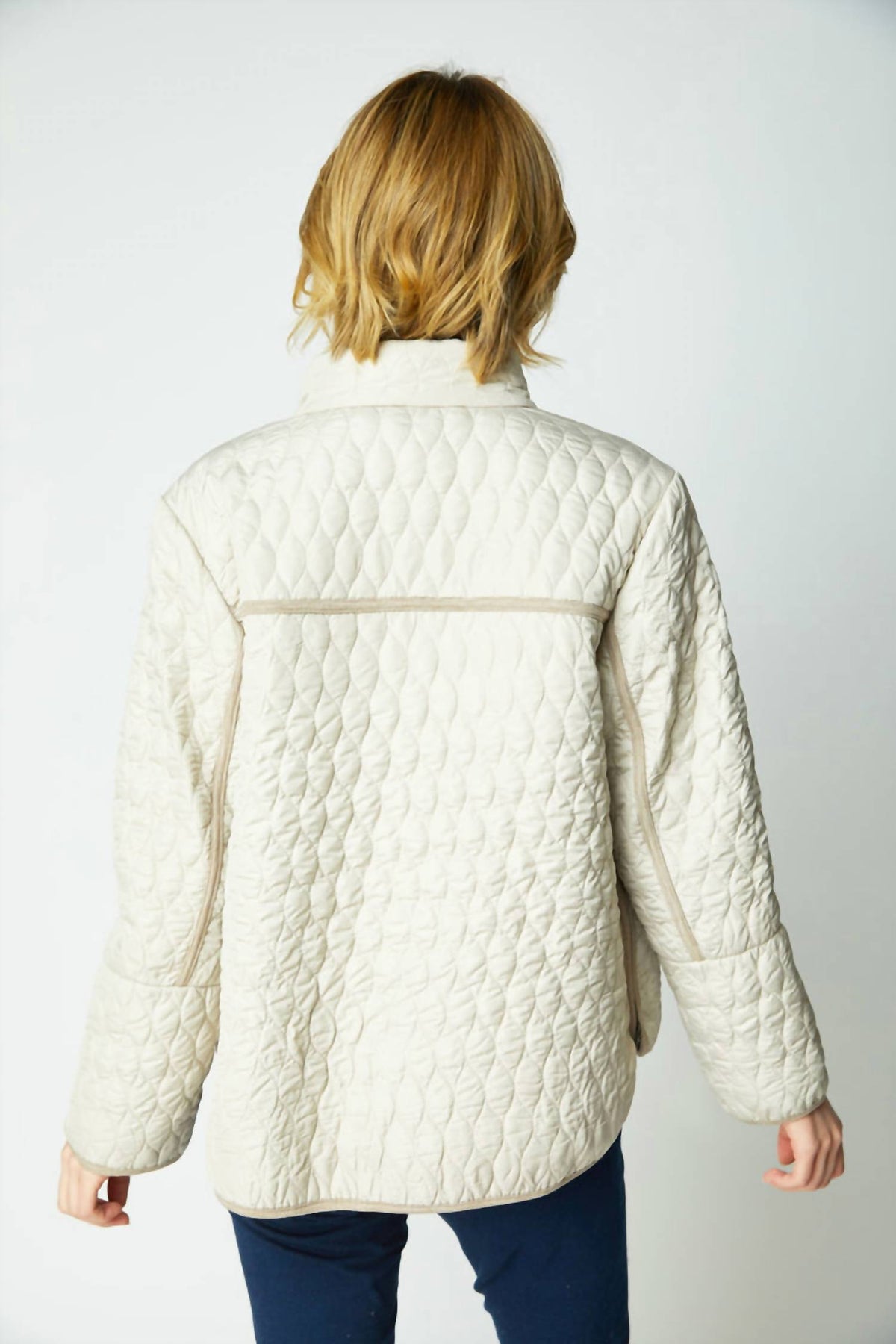 Habitat - Double Faced Quilted Side Zipper Urban Jacket