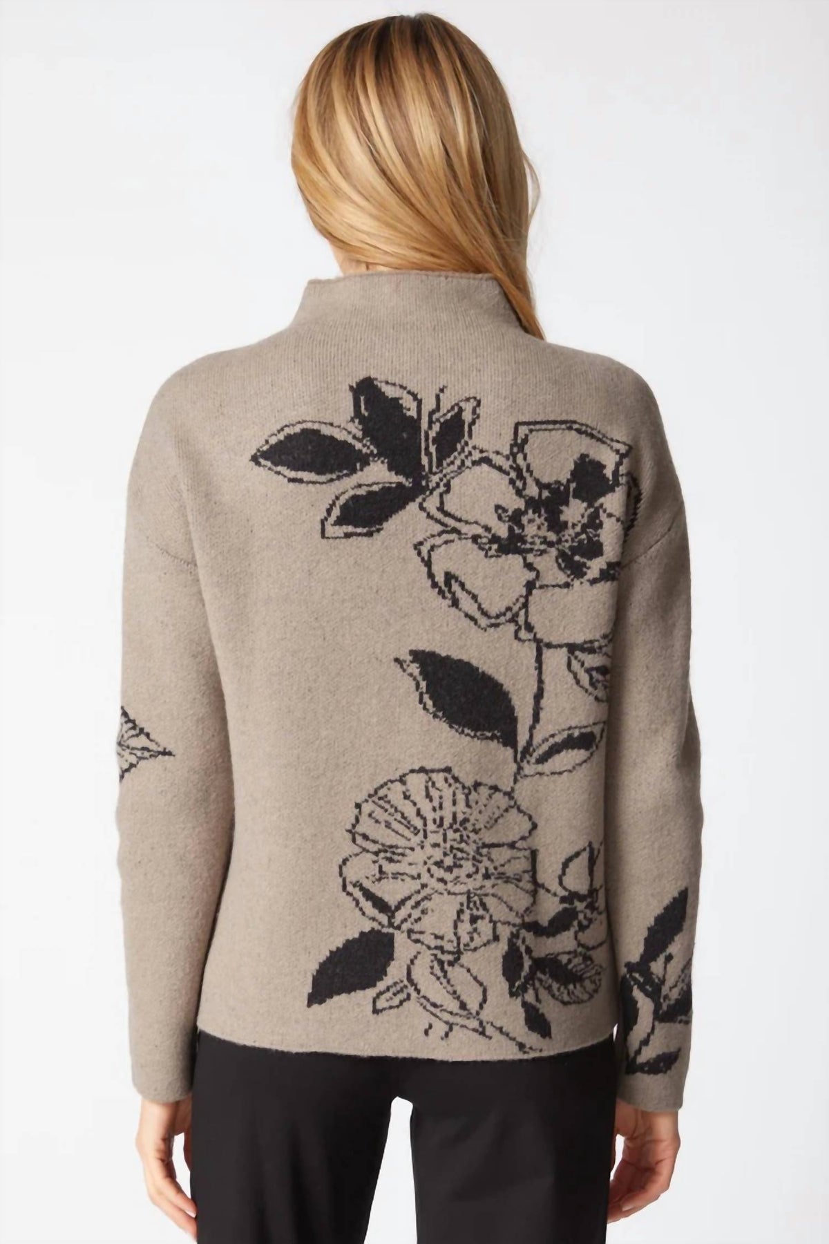 Habitat - Floral Foliage Intarsia Sweater