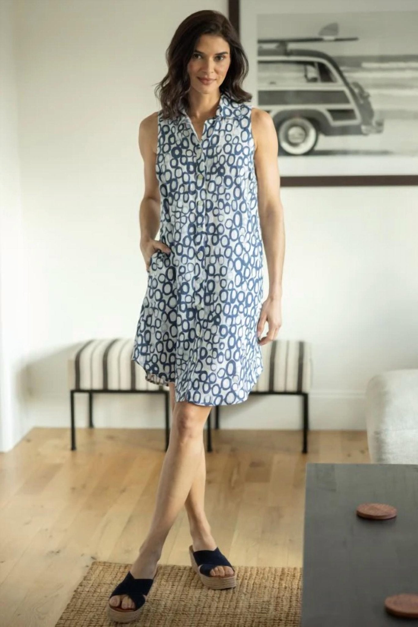 Habitat - Linen Inner Circle Pocket Dress - clothing - collection:Graddresses(Auto) - dresses