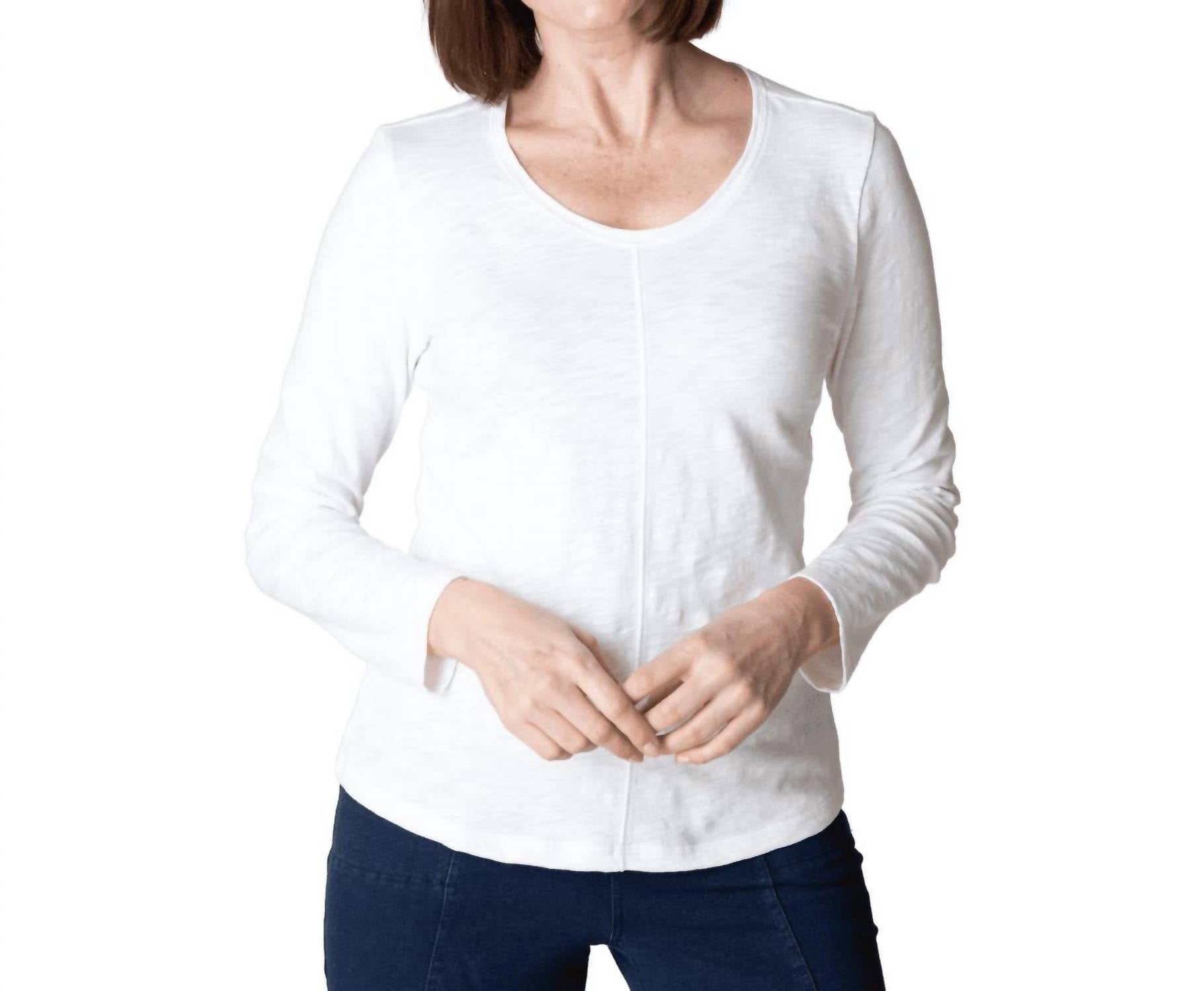 Habitat - Long Sleeve Pebble Tee - clothing - cotton - patterned