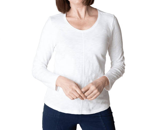 Habitat - Long Sleeve Pebble Tee - clothing - cotton - patterned