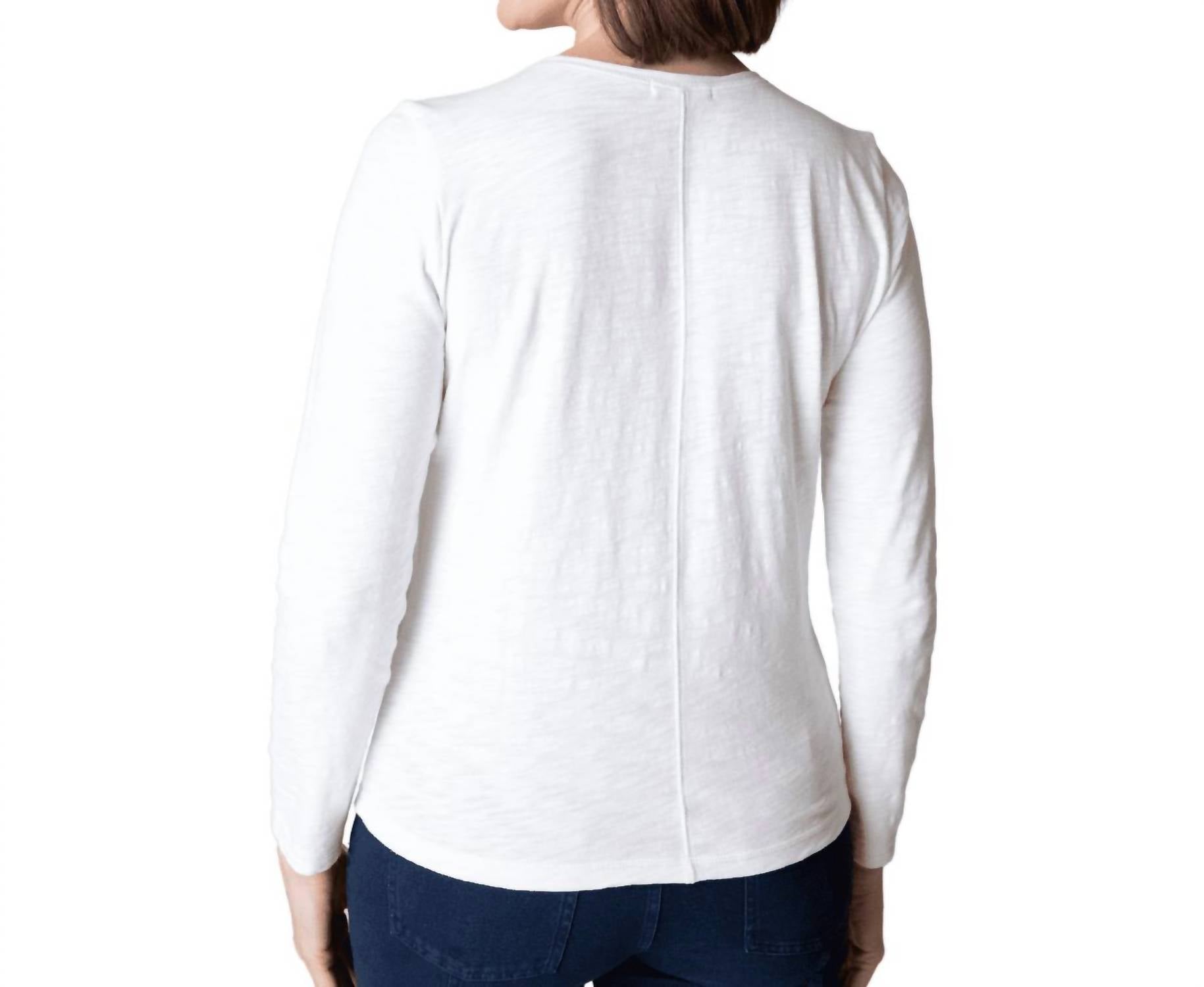 Habitat - Long Sleeve Pebble Tee - clothing - cotton - patterned