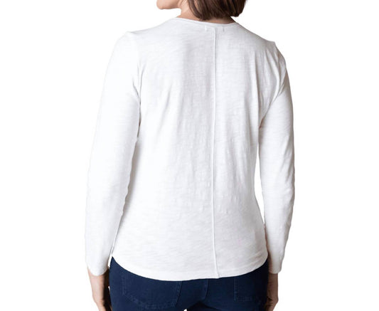 Habitat - Long Sleeve Pebble Tee - clothing - cotton - patterned