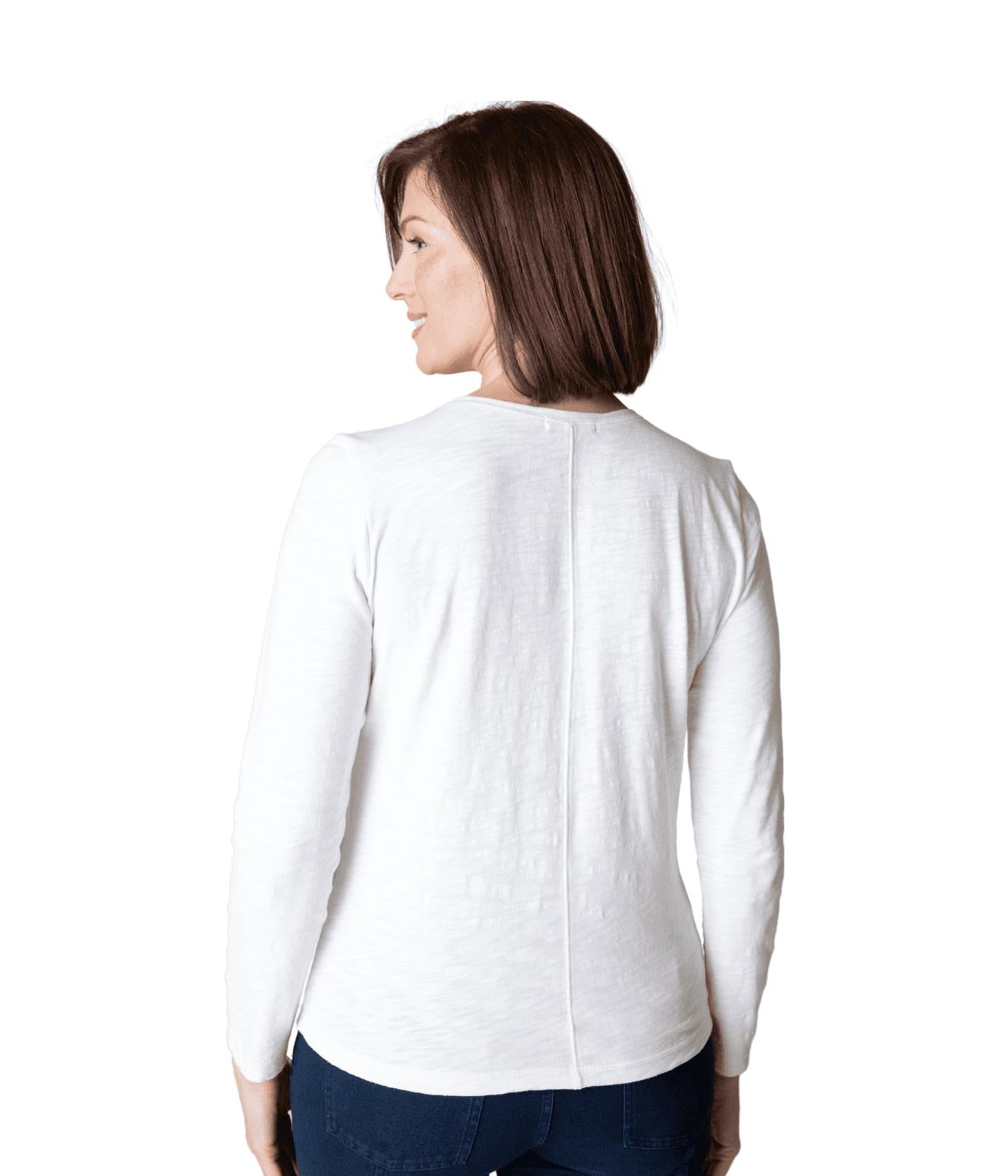 Habitat - Long Sleeve Pebble Tee - clothing - cotton - patterned