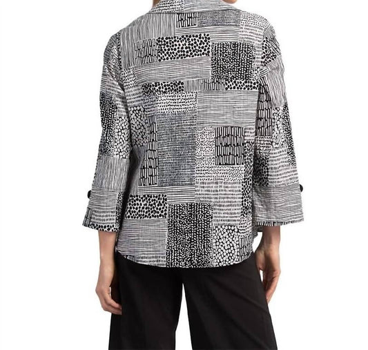 Habitat - Mix Print Shirt - black - button - down - shirts - clothing