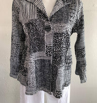 Habitat - Mix Print Shirt - black - button - down - shirts - clothing