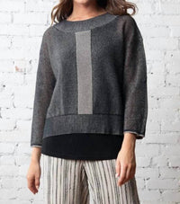 Habitat - Olivia Spring Sweater Topper - clothing - crew - grey