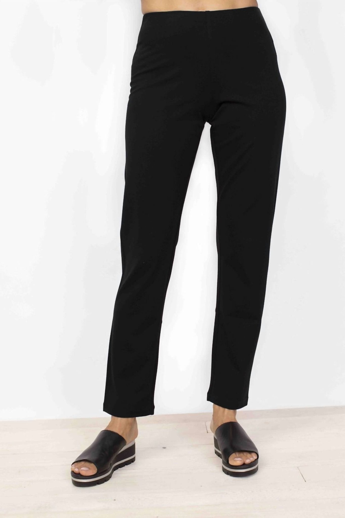 Habitat - Ponte Straight Pant - black - capris - clothing