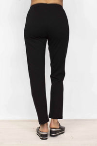 Habitat - Ponte Straight Pant - black - capris - clothing