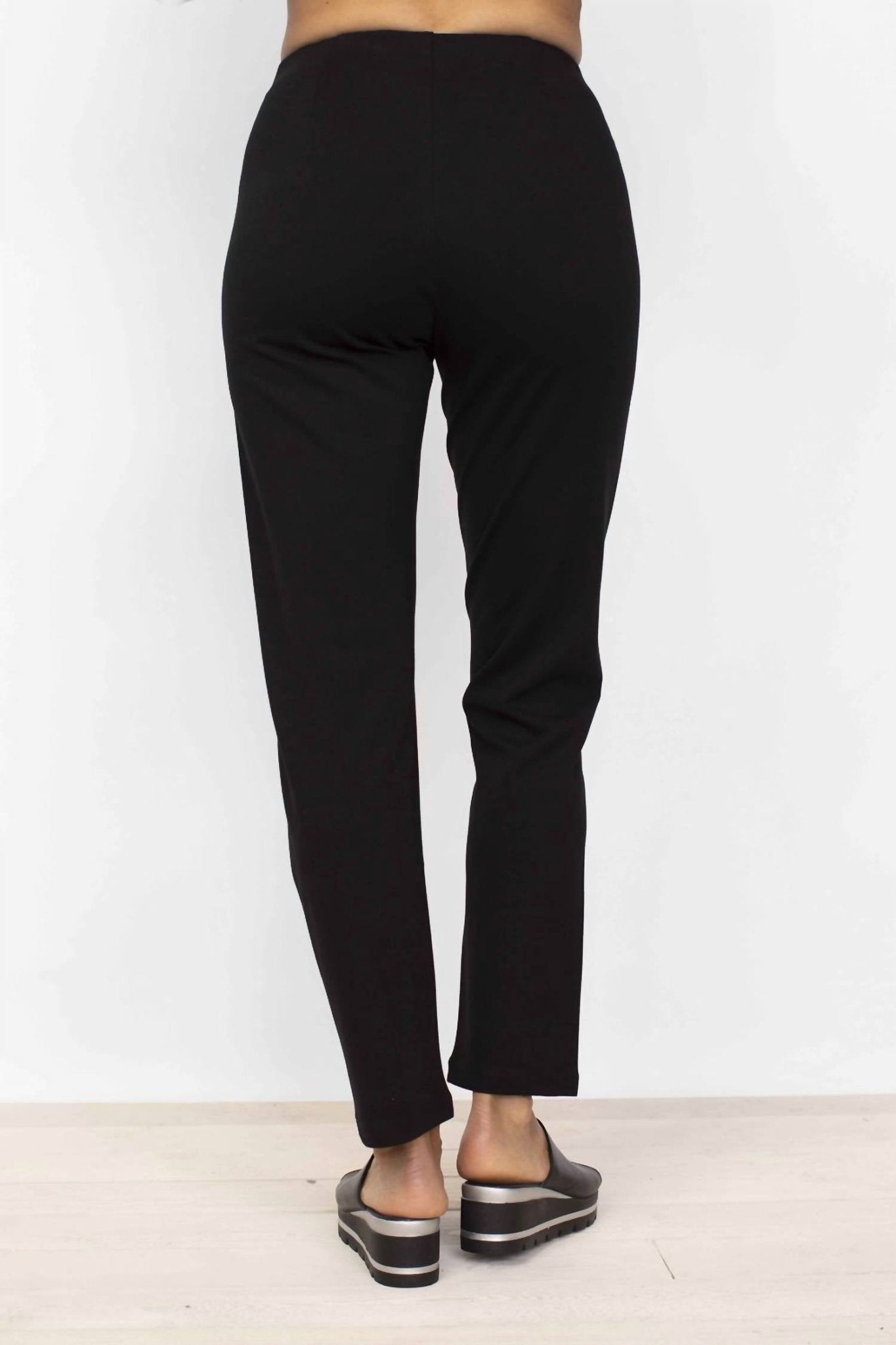 Habitat - Ponte Straight Pant - black - capris - clothing