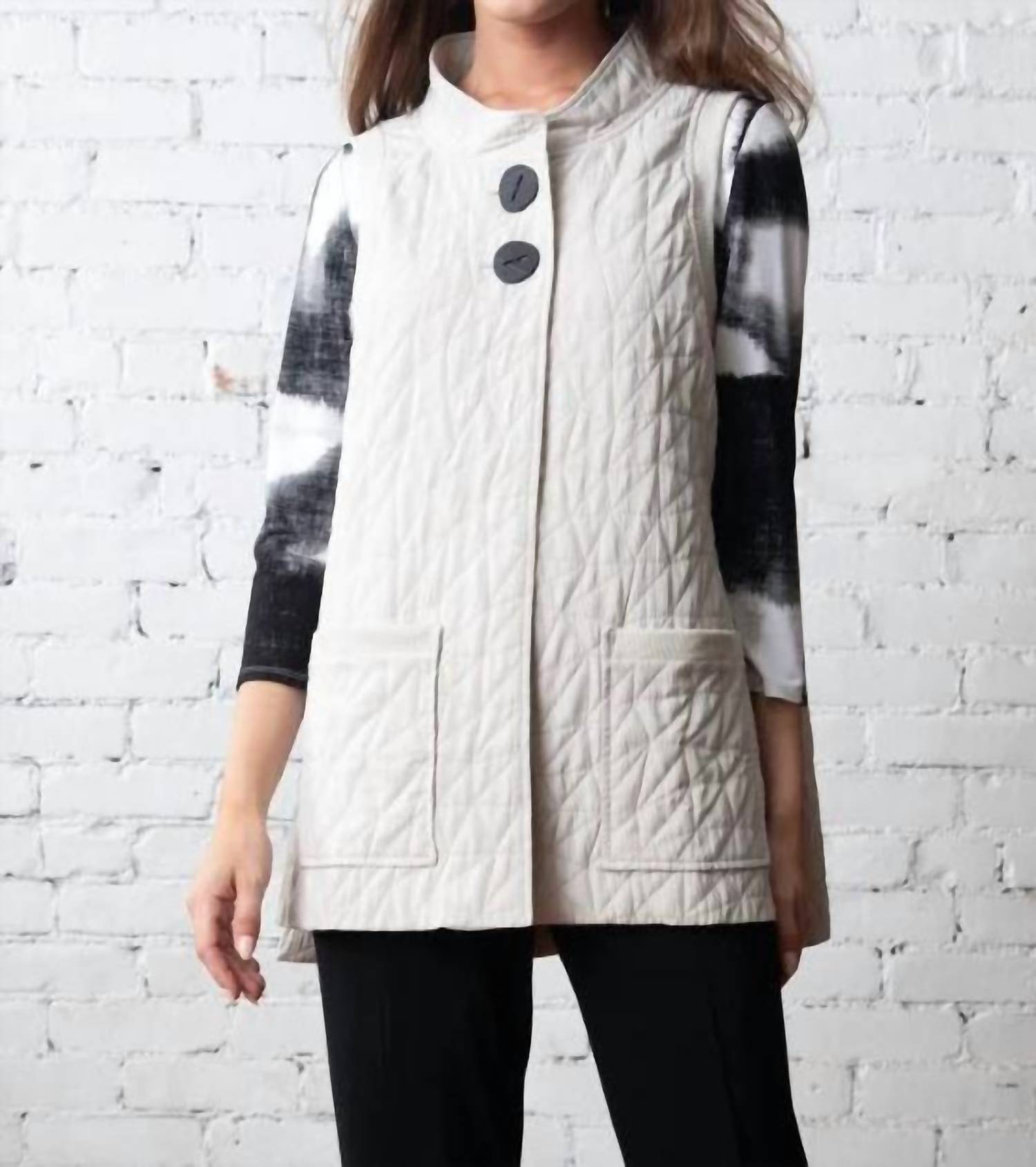 Habitat - Quilted Long Vest - clothing - jackets - outerwear