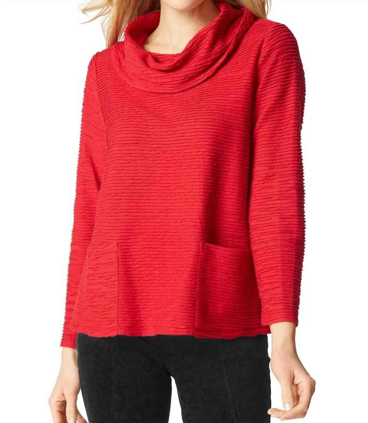 Habitat - Ripple Cowl Neck Top
