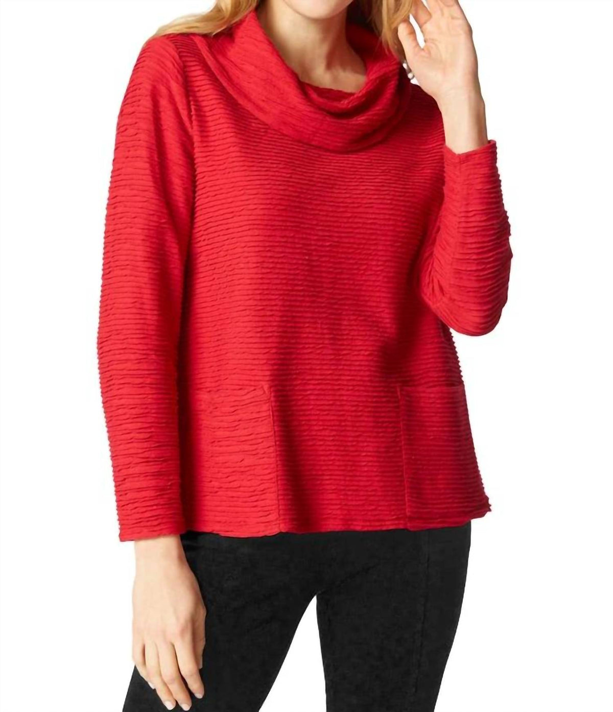 Habitat - Ripple Cowl Neck Top