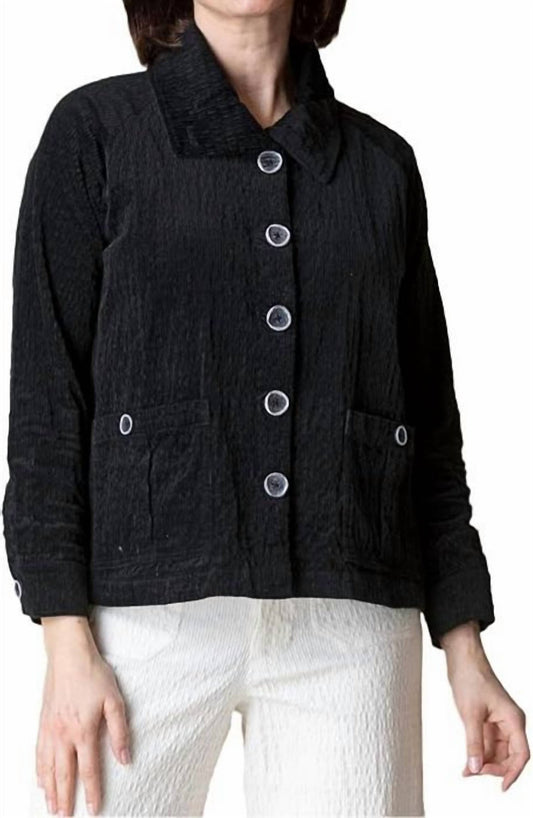 Habitat - Rustic Cord Cargo Jacket - black - casual - jacket - clothing