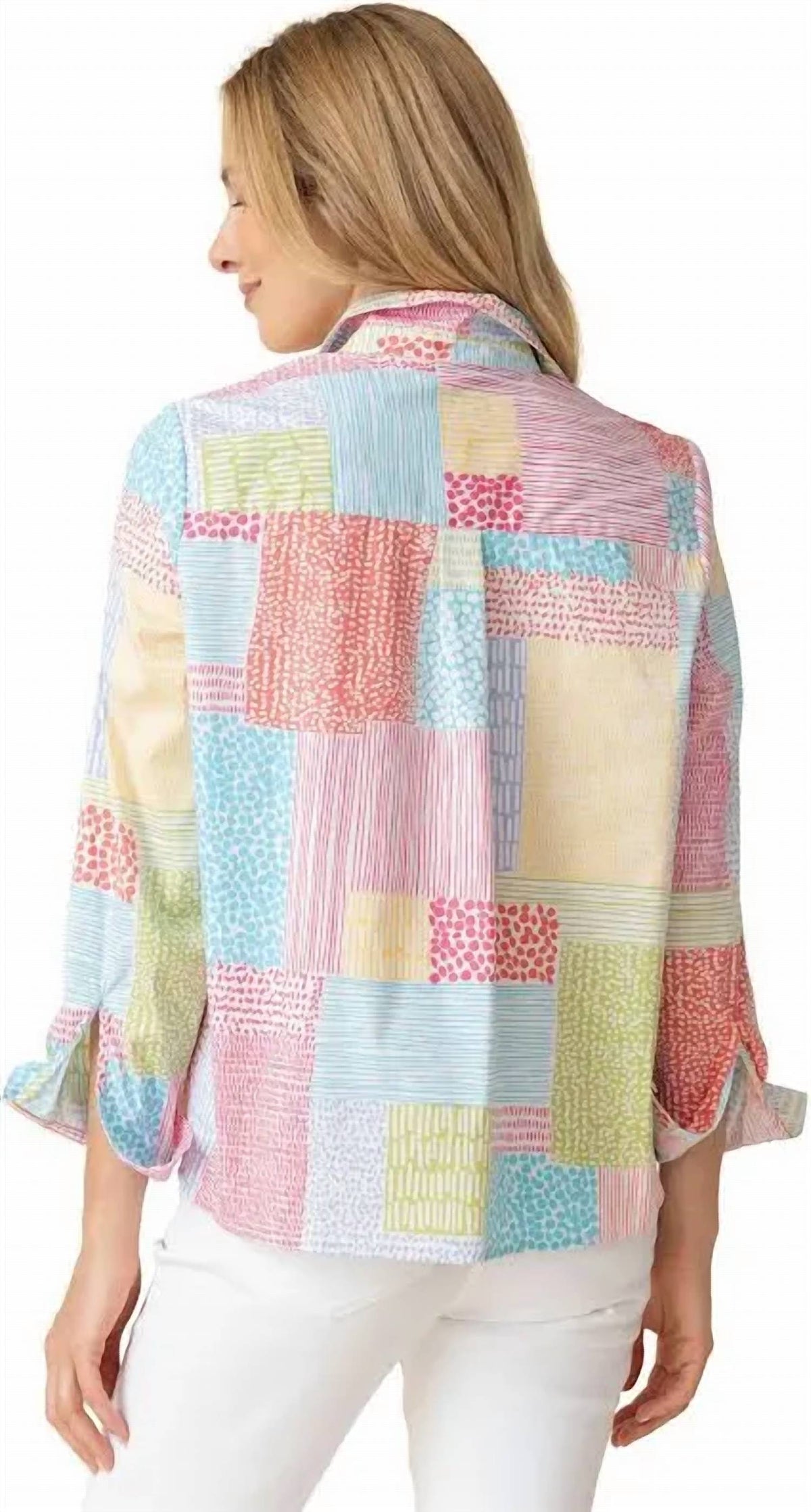 Habitat - Shaped Shirt - Patchwork Multi