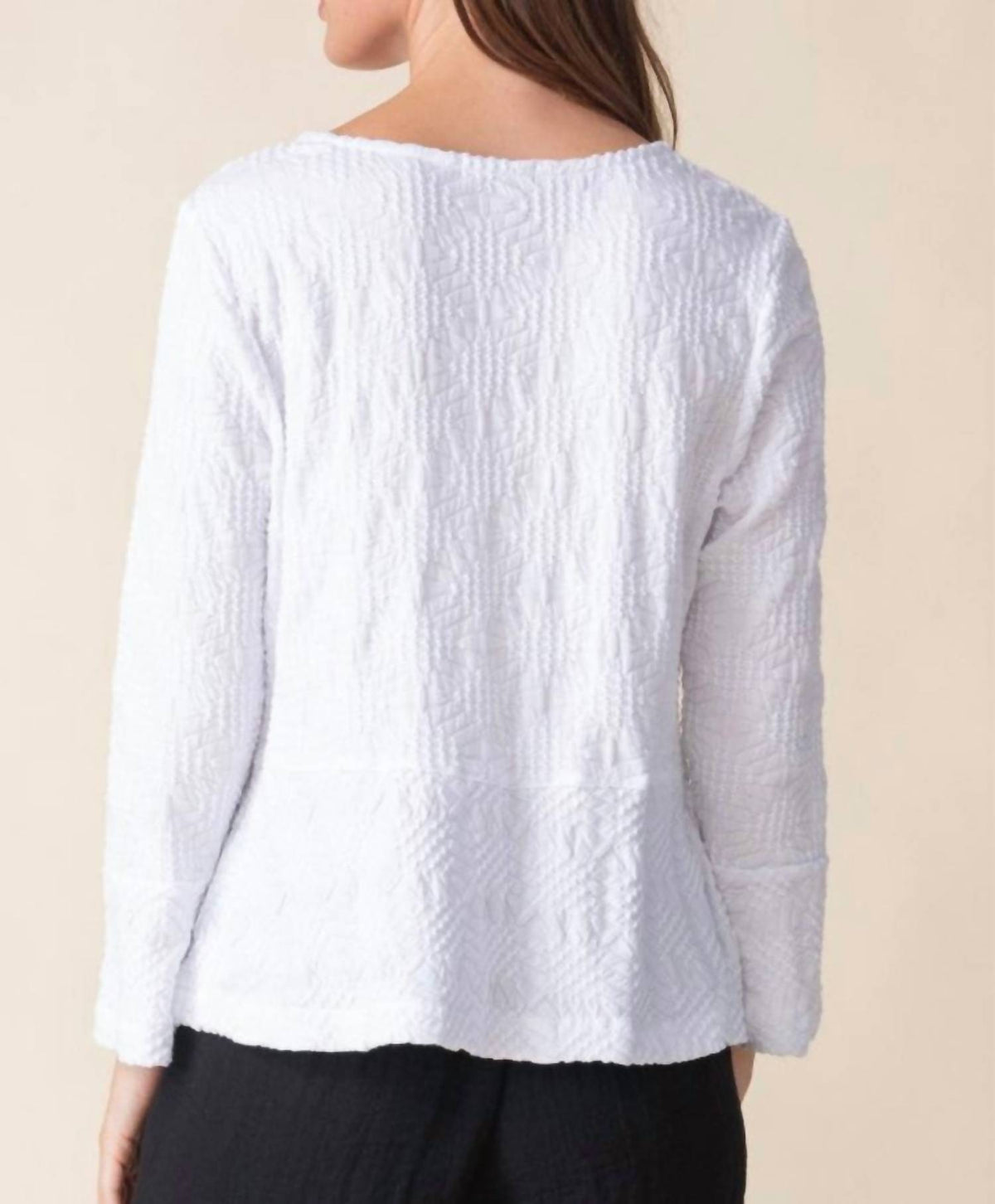 Habitat - Sunburst Knit Peplum Jacket