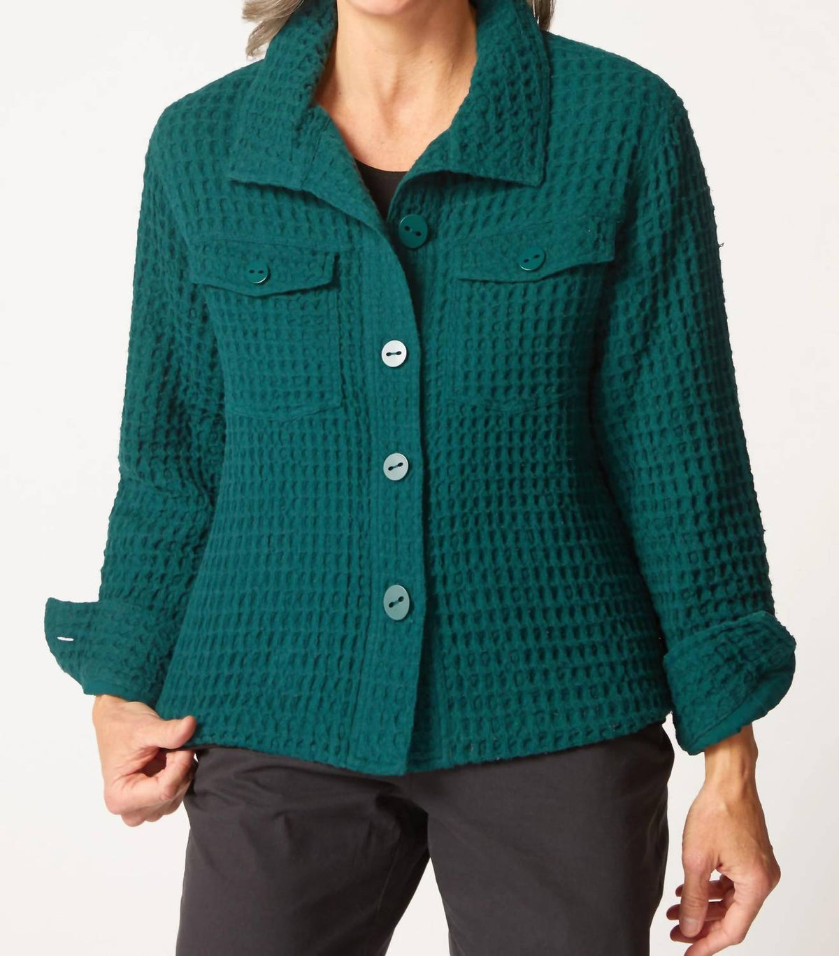 Habitat - Washed Honeycomb Shacket