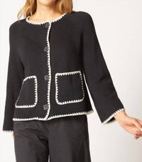 Habitat - Yin Yang Collarless Cardigan