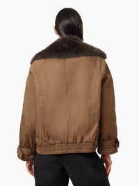 Habitual - Fur Collar Trench Coat