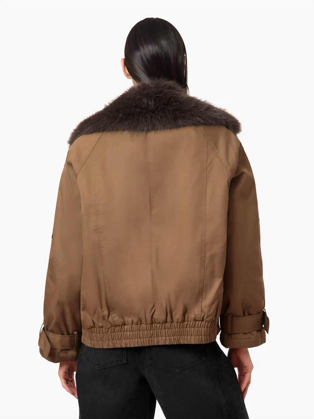 Habitual - Fur Collar Trench Coat