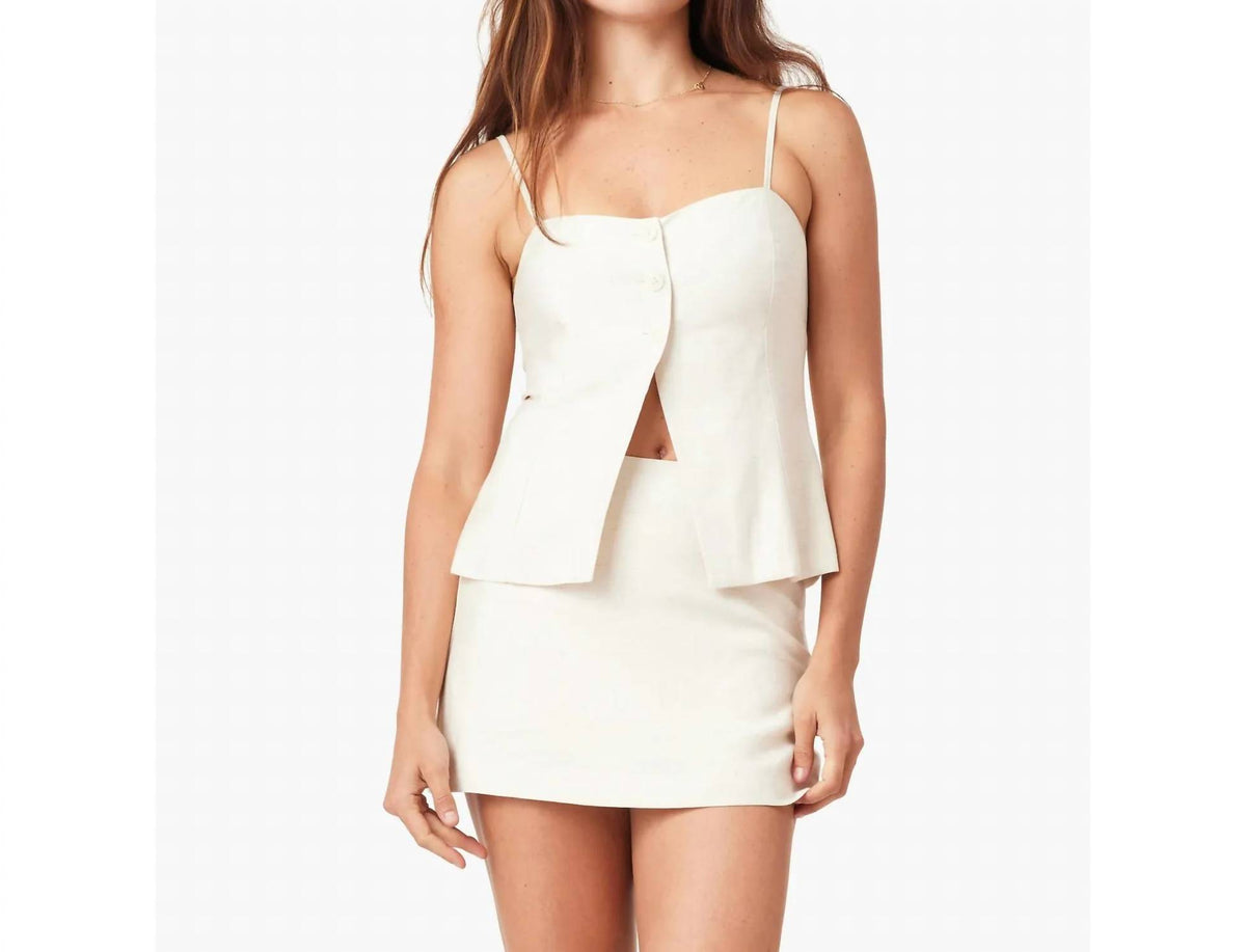 Habitual - Linen Spaghetti Top
