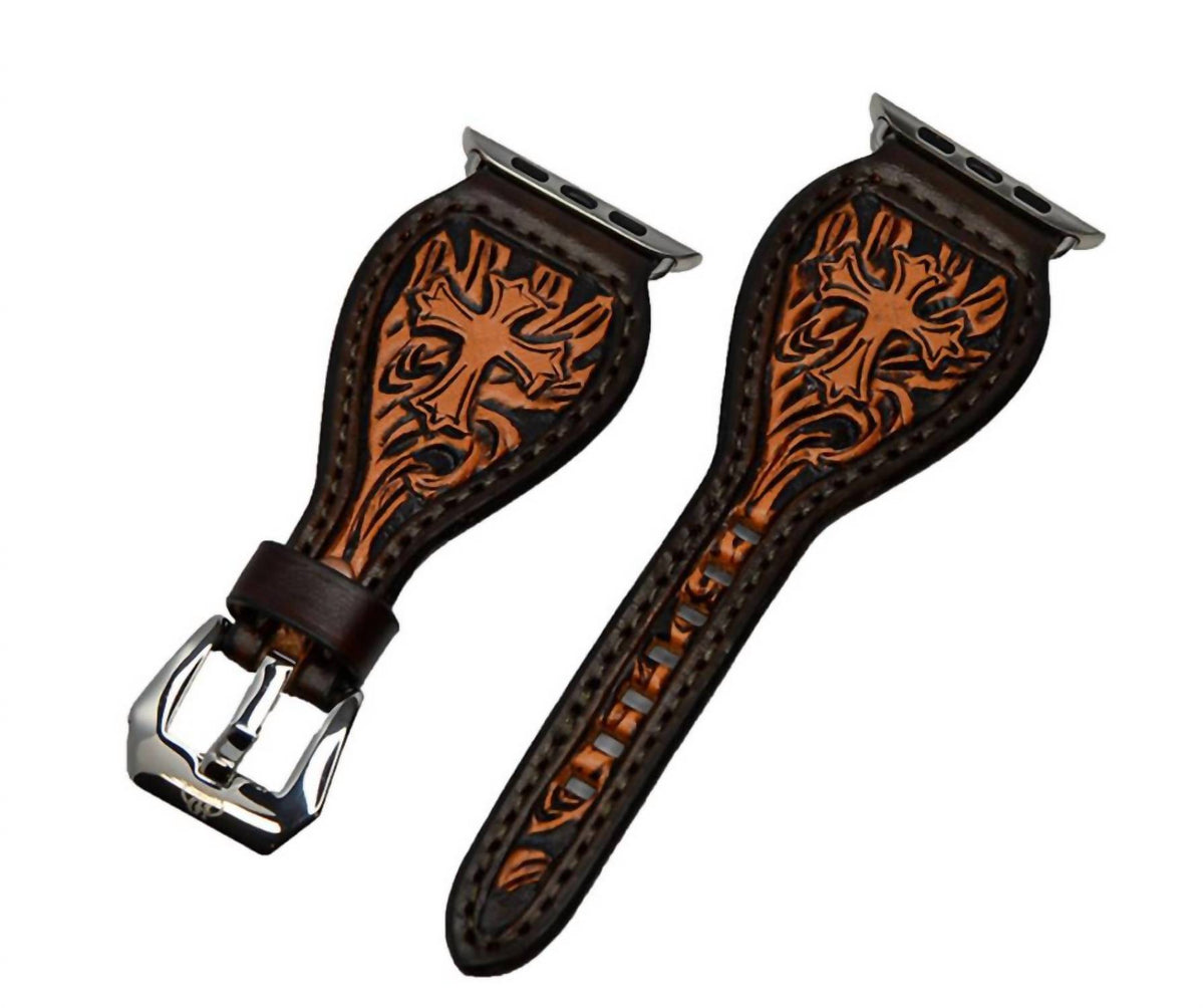 Hadlock Designs - Men's Tear Drop Cross Watch Band