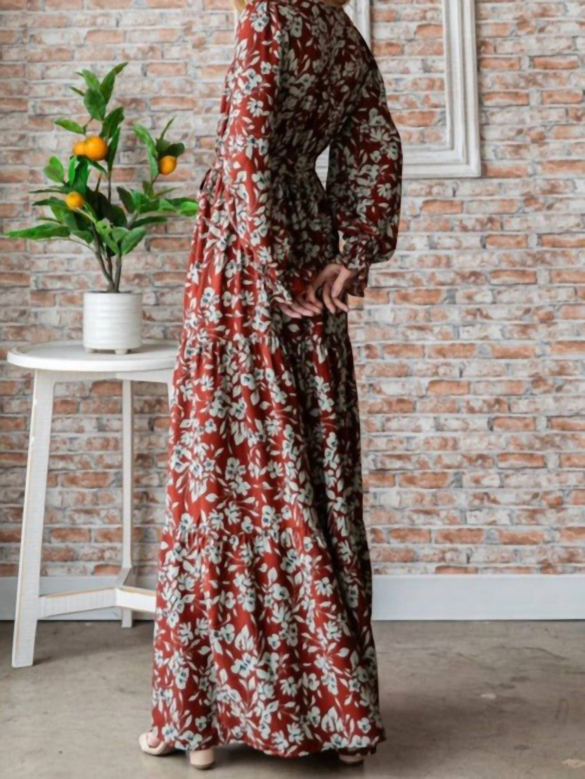 Hailey & Co - A Little Rusty Floral Maxi Dress