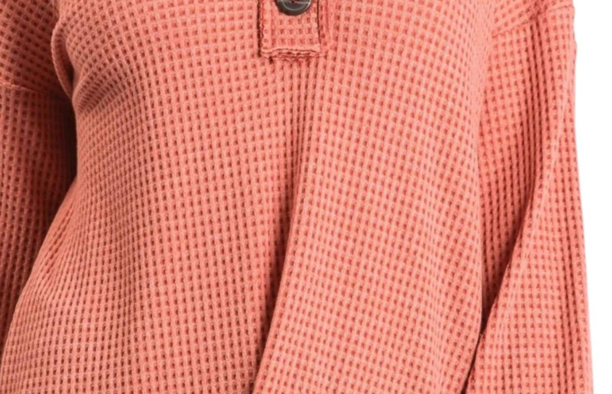 Hailey & Co - Long Sleeve Waffle Top