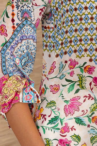 Hale Bob - Inez Relaxed Fit Patterned Silk Shirt