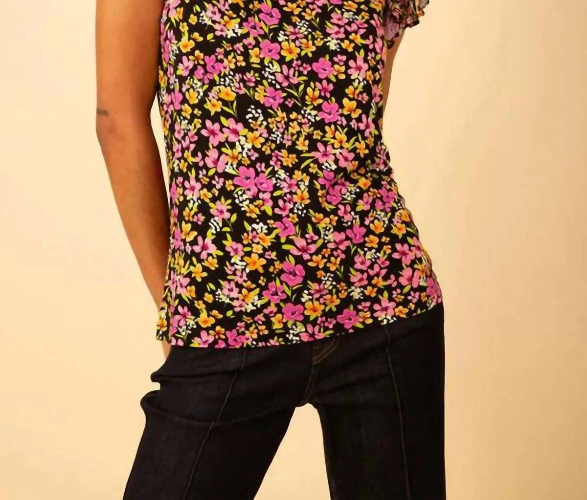Hale Bob - Kali Short Sleeve Jersey Top