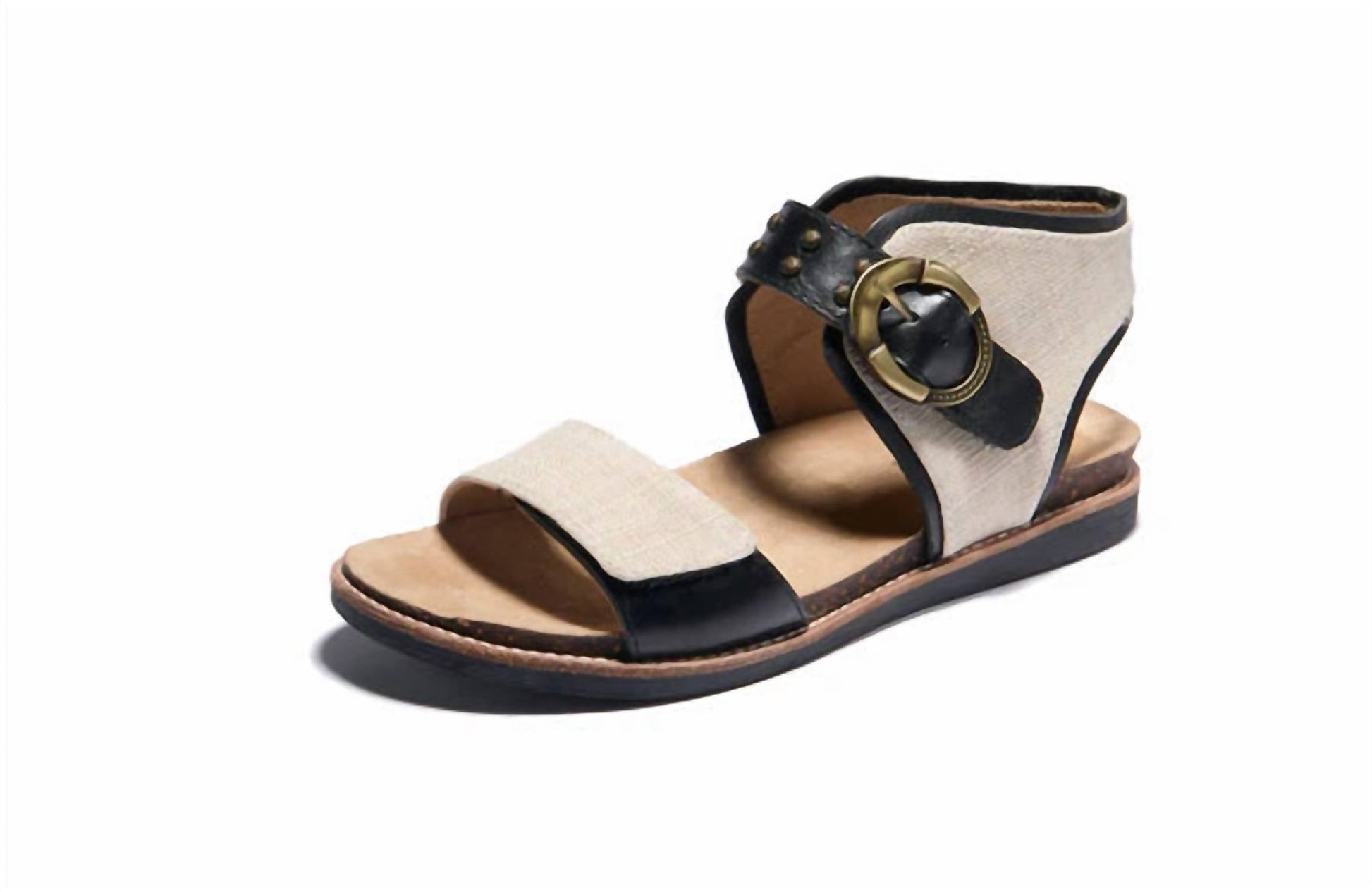 Halsa Footwear - Women's Bari Sandals - black - leather - sandals