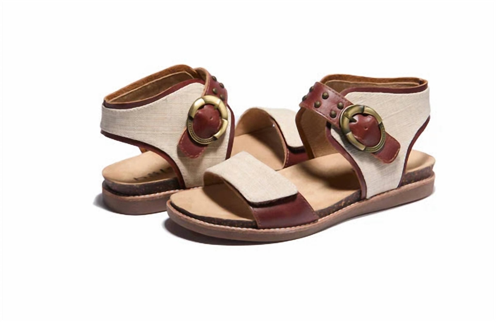 Halsa Footwear - Women's Bari Sandals - brown - leather - sandals