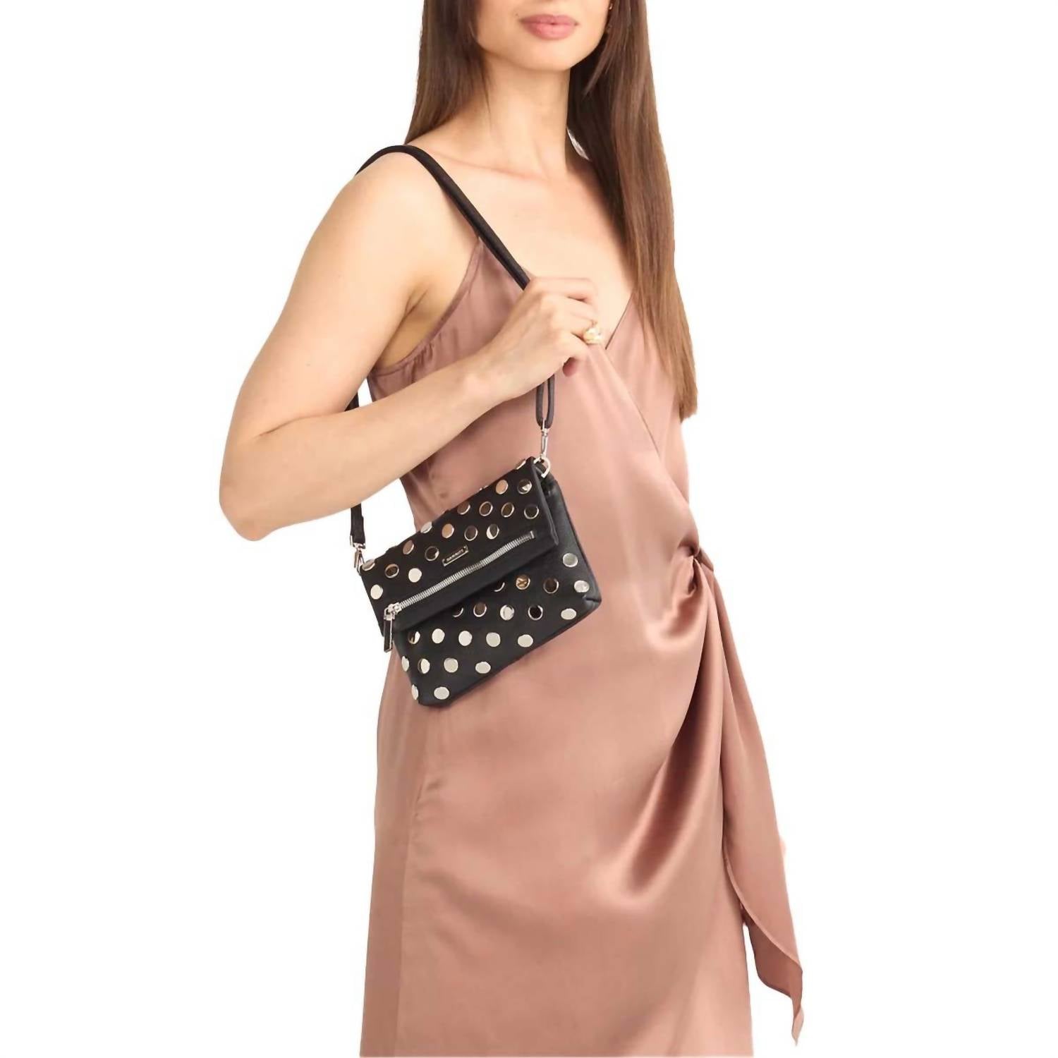 Hammitt - Vip Riveted Crossbody Bag - bags - black - crossbody - bags