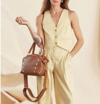 Hammitt - Women's Medium Leather Tote Bag - bags - brown - handbags